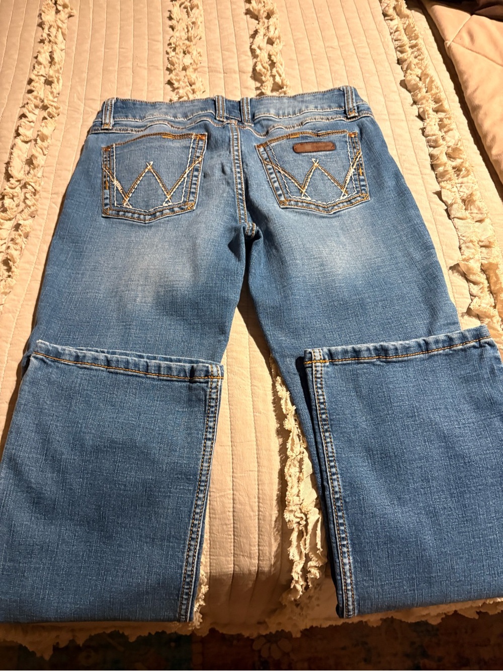Wrangler y2k Boot-Cut Women’s Jeans in Blue Denim size 13